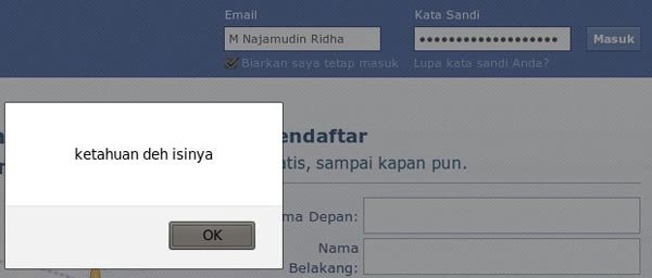 Tips Mengetahui Input Type Password di Firefox dengan Javascript